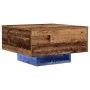 Mesa de Café con Luces LED Madera Vieja 55x55x31 cm | Foro24.es | Tu tienda online para hogar, jardín y más Foro24.es
