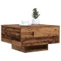Mesa de Café con Luces LED Madera Vieja 55x55x31 cm | Foro24.es | Tu tienda online para hogar, jardín y más Foro24.es