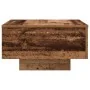 Mesa de Café con Luces LED Madera Vieja 55x55x31 cm | Foro24.es | Tu tienda online para hogar, jardín y más Foro24.es