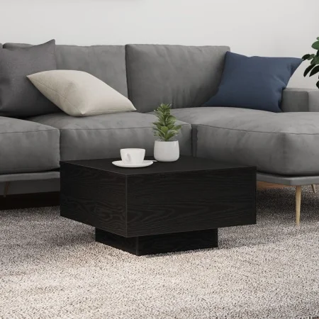 Mesa de Café con Luces LED Roble Negro 55x55x31 cm | Foro24.es | Tu tienda online para hogar, jardín y más Foro24.es