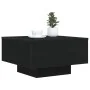 Mesa de Café con Luces LED Roble Negro 55x55x31 cm | Foro24.es | Tu tienda online para hogar, jardín y más Foro24.es