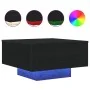 Mesa de Café con Luces LED Roble Negro 55x55x31 cm | Foro24.es | Tu tienda online para hogar, jardín y más Foro24.es
