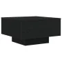 Mesa de Café con Luces LED Roble Negro 55x55x31 cm | Foro24.es | Tu tienda online para hogar, jardín y más Foro24.es