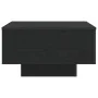 Mesa de Café con Luces LED Roble Negro 55x55x31 cm | Foro24.es | Tu tienda online para hogar, jardín y más Foro24.es