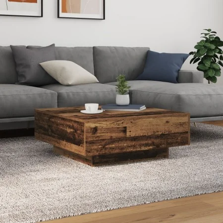 Mesa de Café con Luces LED Madera Vieja 80x80x31 cm von , Couchtisch - Ref: Foro24-863000, Preis: 91,39 €, Rabatt: -5%%