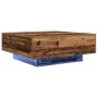 Mesa de Café con Luces LED Madera Vieja 80x80x31 cm von , Couchtisch - Ref: Foro24-863000, Preis: 91,39 €, Rabatt: -5%%