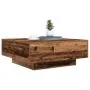 Mesa de Café con Luces LED Madera Vieja 80x80x31 cm von , Couchtisch - Ref: Foro24-863000, Preis: 91,39 €, Rabatt: -5%%