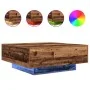 Mesa de Café con Luces LED Madera Vieja 80x80x31 cm von , Couchtisch - Ref: Foro24-863000, Preis: 91,39 €, Rabatt: -5%%
