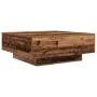 Mesa de Café con Luces LED Madera Vieja 80x80x31 cm von , Couchtisch - Ref: Foro24-863000, Preis: 91,39 €, Rabatt: -5%%