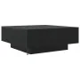 Mesa de Café con Luces LED Madera Negra 80x80x31 cm de , Mesas de centro - Ref: Foro24-863002, Precio: 98,30 €, Descuento: -5%%