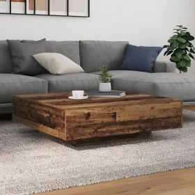 Mesa de café con luces LED de madera antigua 100x100x31 cm von , Couchtisch - Ref: Foro24-863006, Preis: 109,89 €, Rabatt: -5%%