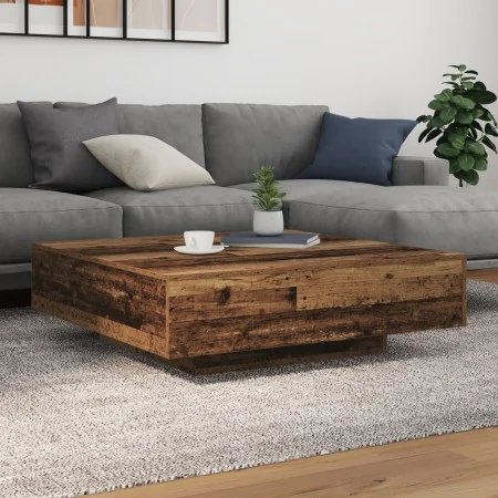 Mesa de café con luces LED de madera antigua 100x100x31 cm von , Couchtisch - Ref: Foro24-863006, Preis: 109,89 €, Rabatt: -5%%