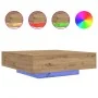 Mesa de Café Roble Artesano Madera de Ingeniería 100 x 100 x 31 cm | Foro24.es | Tu tienda online para hogar, jardín y más Foro24.es