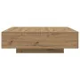 Mesa de Café Roble Artesano Madera de Ingeniería 100 x 100 x 31 cm | Foro24.es | Tu tienda online para hogar, jardín y más Foro24.es