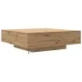 Mesa de Café Roble Artesano Madera de Ingeniería 100 x 100 x 31 cm | Foro24.es | Tu tienda online para hogar, jardín y más Foro24.es