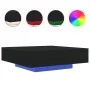 Mesa de café con luces LED Madera de roble negra 100x100x31 cm by , Coffee table - Ref: Foro24-863008, Price: 109,29 €, Disco...