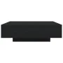 Mesa de café con luces LED Madera de roble negra 100x100x31 cm by , Coffee table - Ref: Foro24-863008, Price: 109,29 €, Disco...