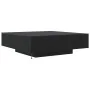 Mesa de café con luces LED Madera de roble negra 100x100x31 cm by , Coffee table - Ref: Foro24-863008, Price: 109,29 €, Disco...