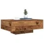 Mesa de Café con Luces LED Madera Vieja 85x55x31 cm de , Mesas de centro - Ref: Foro24-863009, Precio: 77,11 €, Descuento: -5%%