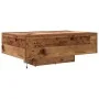 Mesa de Café con Luces LED Madera Vieja 85x55x31 cm de , Mesas de centro - Ref: Foro24-863009, Precio: 77,11 €, Descuento: -5%%