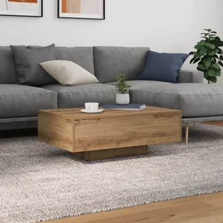 Mesa de café con luces LED Roble Artesano 85x55x31 cm | Foro24.es | Tu tienda online para hogar, jardín y más Foro24.es