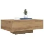 Mesa de café con luces LED Roble Artesano 85x55x31 cm | Foro24.es | Tu tienda online para hogar, jardín y más Foro24.es