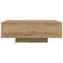 Mesa de café con luces LED Roble Artesano 85x55x31 cm | Foro24.es | Tu tienda online para hogar, jardín y más Foro24.es