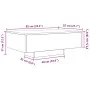 Mesa de café con luces LED Roble Artesano 85x55x31 cm | Foro24.es | Tu tienda online para hogar, jardín y más Foro24.es