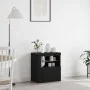 Sideboard con luces LED Negro Roble 60,5x37x67 cm | Foro24.es | Tu tienda online para hogar, jardín y más Foro24.es