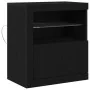 Sideboard con luces LED Negro Roble 60,5x37x67 cm | Foro24.es | Tu tienda online para hogar, jardín y más Foro24.es