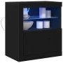 Sideboard con luces LED Negro Roble 60,5x37x67 cm | Foro24.es | Tu tienda online para hogar, jardín y más Foro24.es