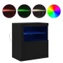Sideboard con luces LED Negro Roble 60,5x37x67 cm | Foro24.es | Tu tienda online para hogar, jardín y más Foro24.es