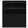 Sideboard con luces LED Negro Roble 60,5x37x67 cm | Foro24.es | Tu tienda online para hogar, jardín y más Foro24.es