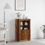 Aparador con Luces LED Madera Antigua 60,5x37x100 cm | Foro24.es | Tu tienda online para hogar, jardín y más Foro24.es