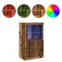 Aparador con Luces LED Madera Antigua 60,5x37x100 cm | Foro24.es | Tu tienda online para hogar, jardín y más Foro24.es