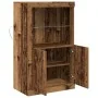 Aparador con Luces LED Madera Antigua 60,5x37x100 cm | Foro24.es | Tu tienda online para hogar, jardín y más Foro24.es