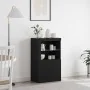 Aparador con Luces LED Roble Negro 60,5x37x100 cm | Foro24.es | Tu tienda online para hogar, jardín y más Foro24.es