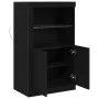 Aparador con Luces LED Roble Negro 60,5x37x100 cm | Foro24.es | Tu tienda online para hogar, jardín y más Foro24.es