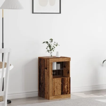 Aparador con Luces LED Madera Vieja 41x37x67 cm | Foro24.es | Tu tienda online para hogar, jardín y más Foro24.es