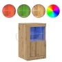 Consola con luces LED Roble Artisan 41x37x67 cm | Foro24.es | Tu tienda online para hogar, jardín y más Foro24.es