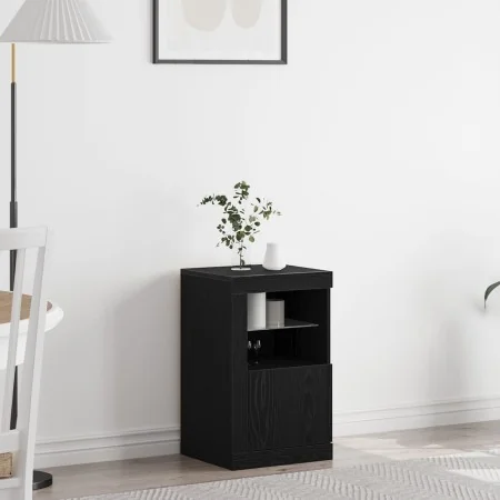 Sideboard con luces LED Roble Negro 41x37x67 cm | Foro24.es | Tu tienda online para hogar, jardín y más Foro24.es