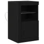 Sideboard con luces LED Roble Negro 41x37x67 cm | Foro24.es | Tu tienda online para hogar, jardín y más Foro24.es