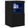 Sideboard con luces LED Roble Negro 41x37x67 cm | Foro24.es | Tu tienda online para hogar, jardín y más Foro24.es