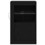 Sideboard con luces LED Roble Negro 41x37x67 cm | Foro24.es | Tu tienda online para hogar, jardín y más Foro24.es
