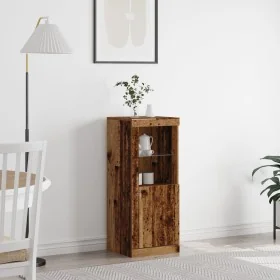 Comprar Sideboard con luces LED Madera antigua