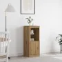 Aparador con Luces LED Roble Artisan 41x37x100 cm by , Sideboards - Ref: Foro24-863025, Price: 76,74 €, Discount: -5%%