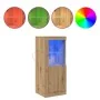 Aparador con Luces LED Roble Artisan 41x37x100 cm by , Sideboards - Ref: Foro24-863025, Price: 76,74 €, Discount: -5%%