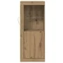 Aparador con Luces LED Roble Artisan 41x37x100 cm by , Sideboards - Ref: Foro24-863025, Price: 76,74 €, Discount: -5%%