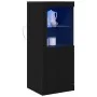 Sideboard con luces LED Negro Roble 41x37x100 cm by , Sideboards - Ref: Foro24-863026, Price: 81,02 €, Discount: -5%%