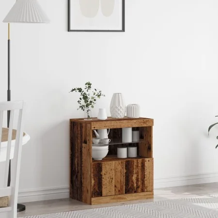 Sideboard con luces LED Madera vieja 60x37x67 cm | Foro24.es | Tu tienda online para hogar, jardín y más Foro24.es